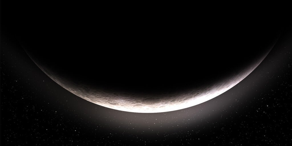 Imagem da lua em alta definição, com crateras visíveis contra o fundo escuro do espaço